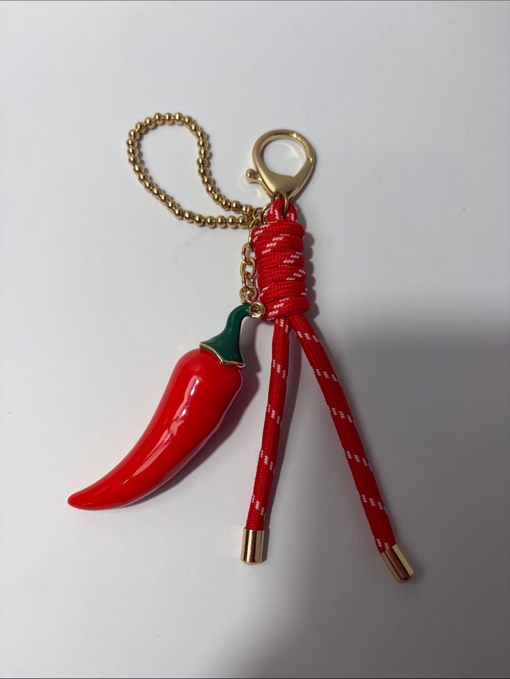 Red Chili Pepper Keychain Charm - Women Accessories